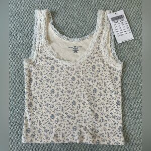 Brandy Melville Floral Tank Top